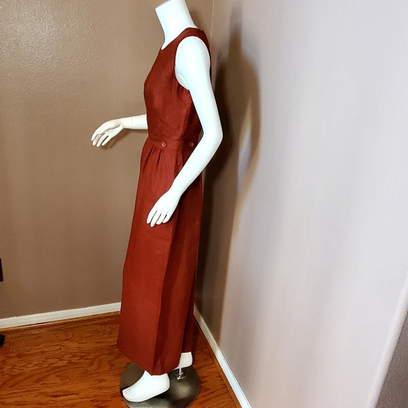 NWT ELK Hersom rust red French linen jumpsuit AU 6, US 2 - Picture 3 of 7